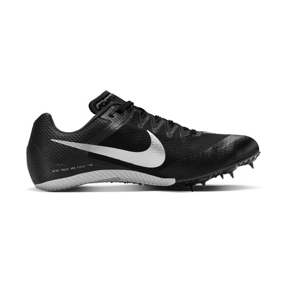 Unisex Nike Zoom Rival Sprint Spike - Black/Metallic Silver/Lt Smoke G ...