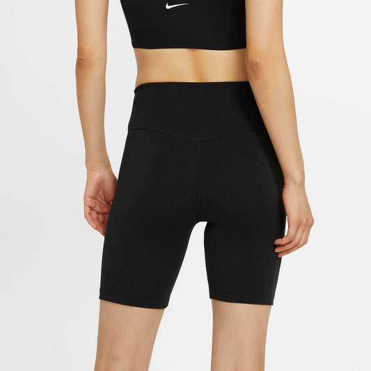 Women's Nike One Mid-Rise 7" Short - Black/White