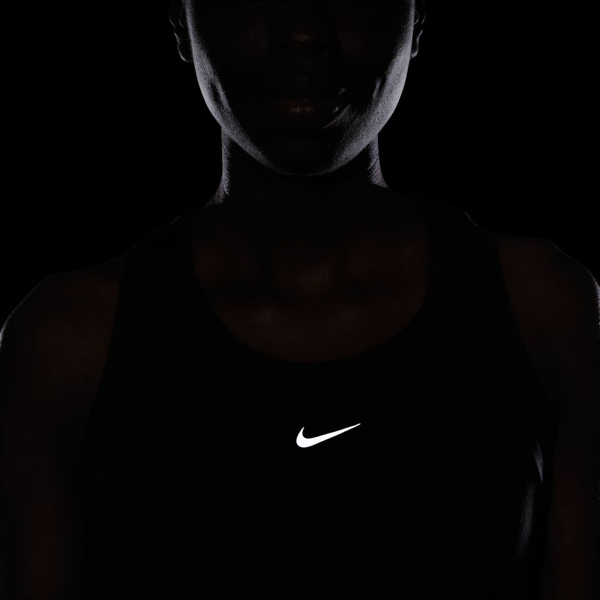 Women's Nike Dri-FIT ADV Seamless Tank Top - Black/Reflective Silver