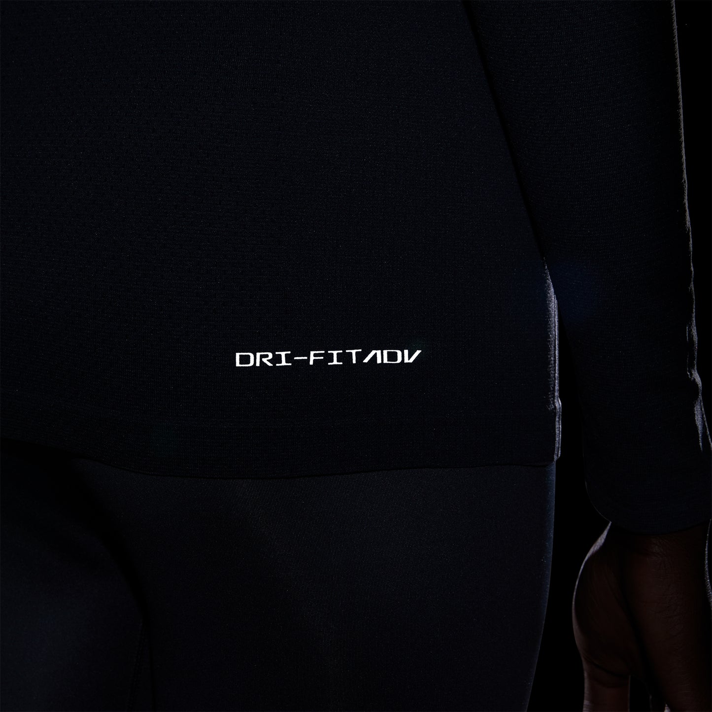 Women's Nike Dri-FIT ADV Seamless Long Sleeve Top - Black/Reflective Silver