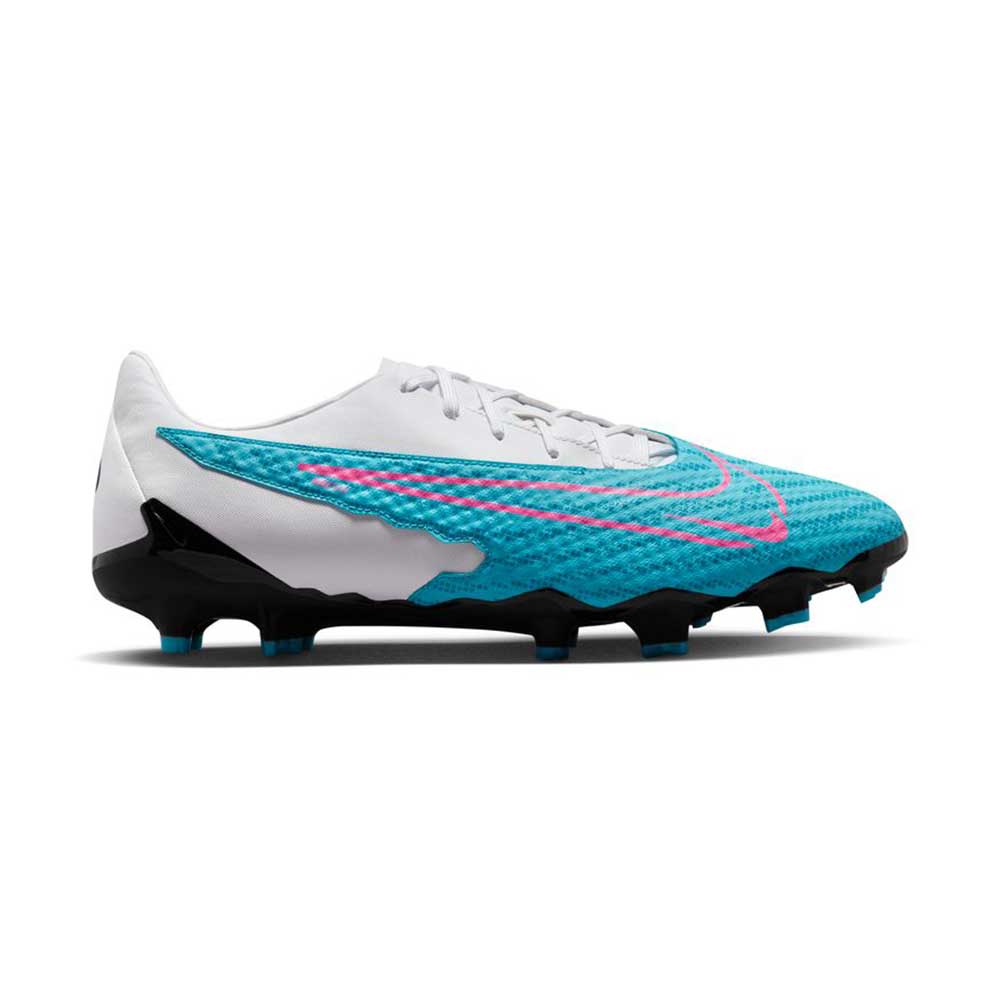 Unisex Phantom GX Academy Soccer Shoe MG - Baltic Blue/Pink Blast/White - Regular (D)