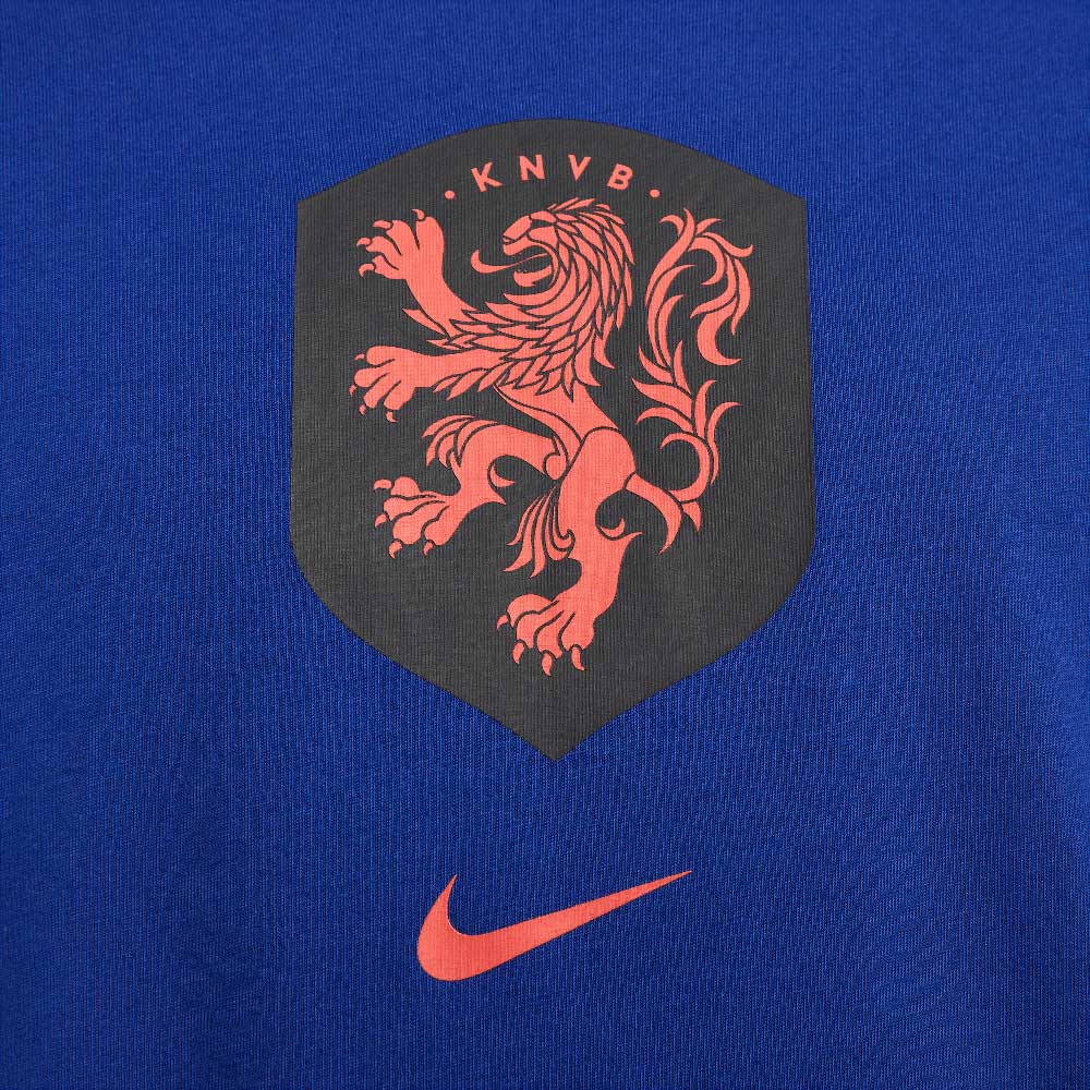 Nike Netherlands KNVB Crest WC22 Tee - Deep Royal Blue