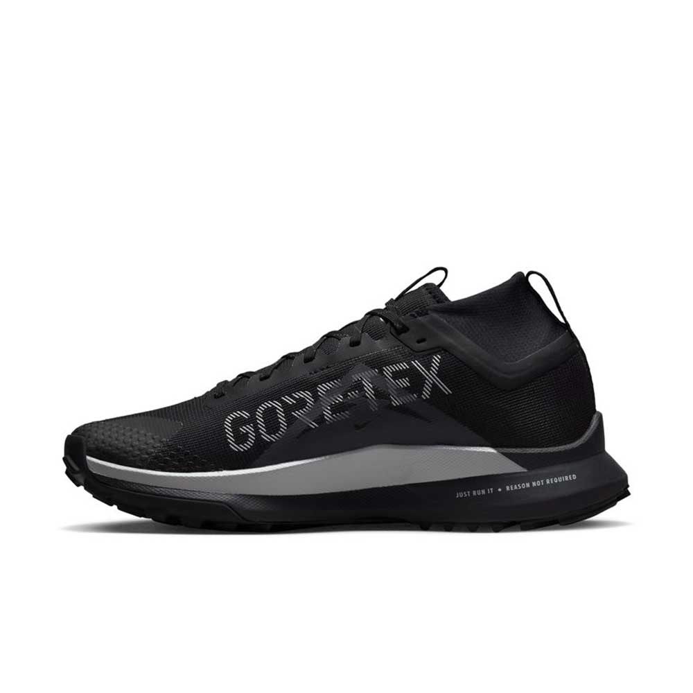 Men's Pegasus Trail 4 GoreTex Running Shoe - Black/Wolf Grey- Regular ...