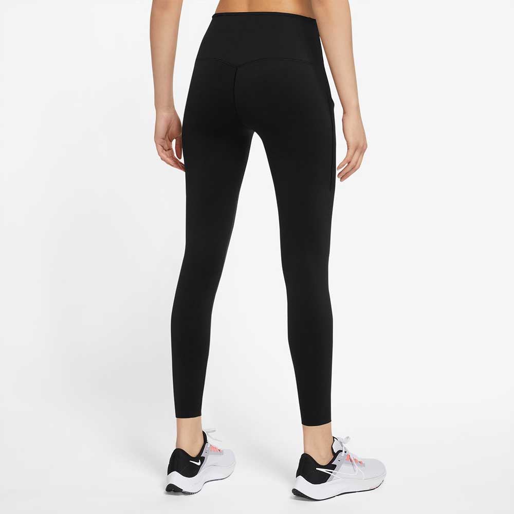 Women's Nike Dri-FIT Go High Rise 7/8 Tight - Black/Black – Gazelle Sports