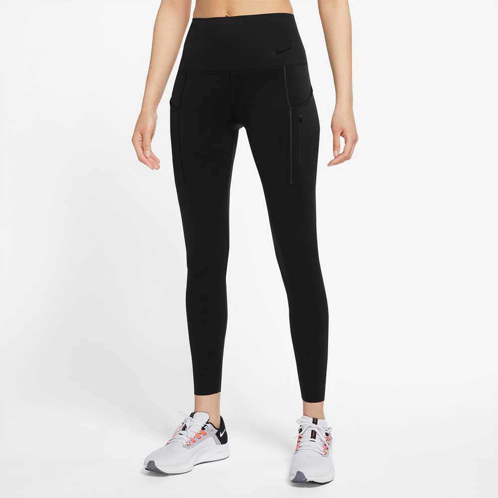 Women's Nike Dri-FIT Go High Rise 7/8 Tight - Black/Black