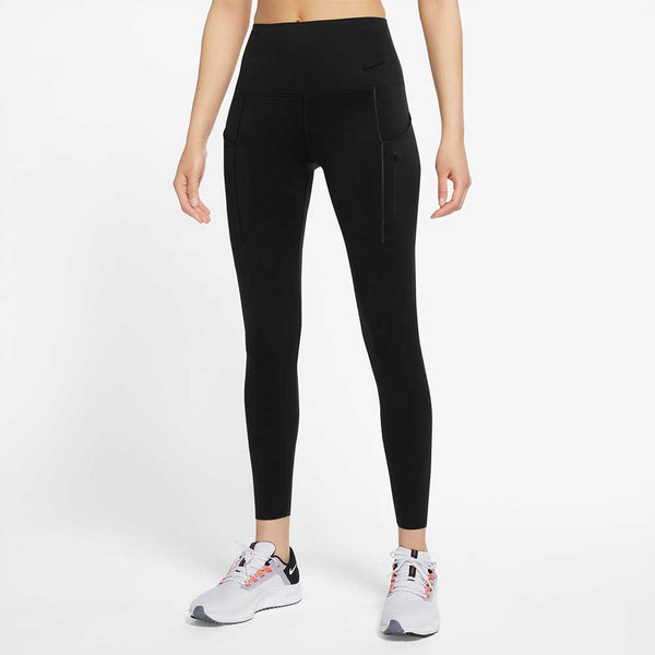 Nike Go Therma-FIT High-Waisted 7/8 Leggings with Pockets 'Black/Black' -  FB8848-010