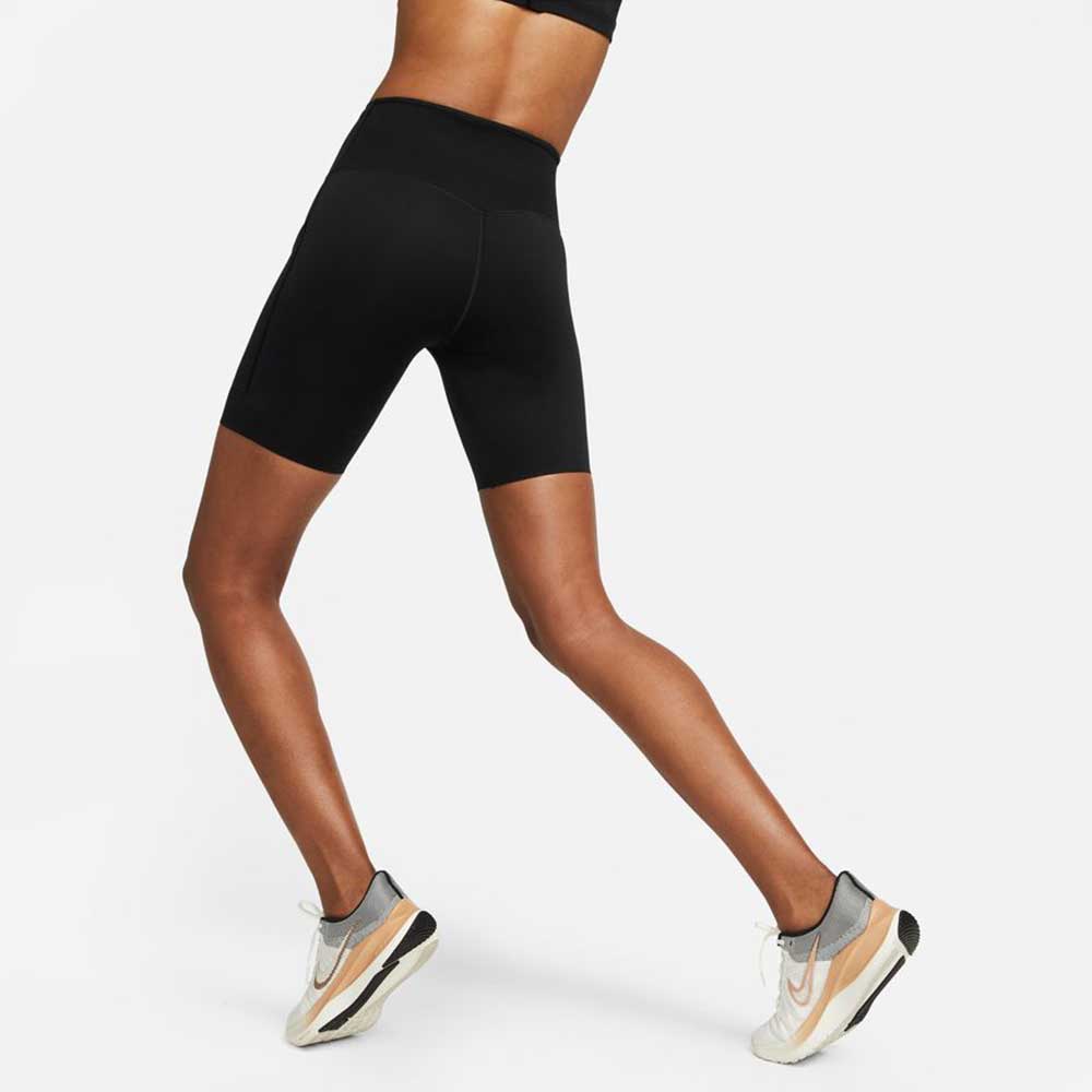 Women's Nike Dri-Fit Go High Rise 8" Short - Black