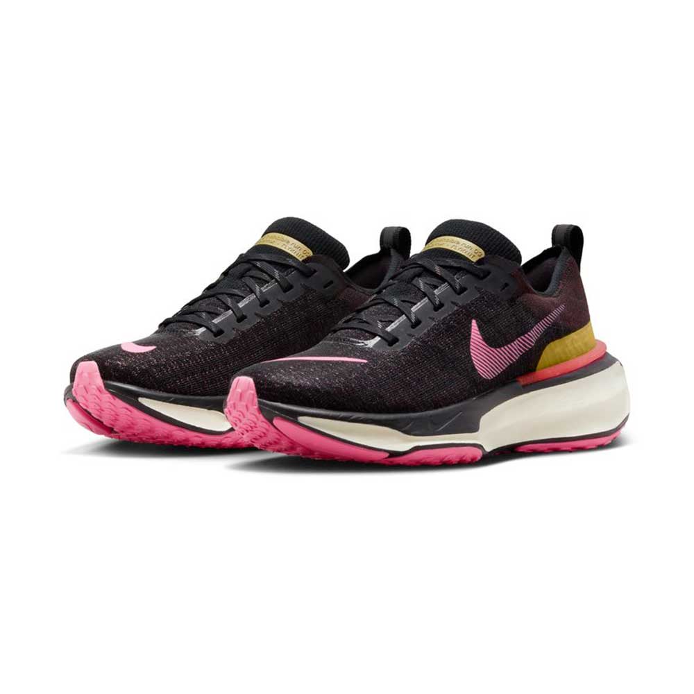 Women's ZoomX Invincible Run Flyknit 3 Running Shoe - Earth/Pink Spell/Black - Regular (B)