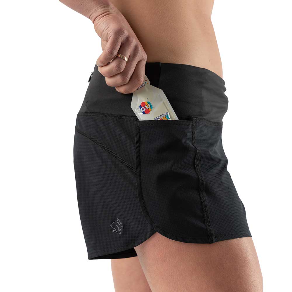Women's Summit Chasers 4in Shorts - Black