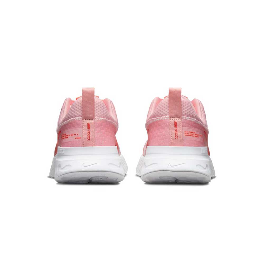 Women's React Infinity React 3 Running Shoe-Medium Soft Pink/White/Summit White/Light Crimson- Regular (B)