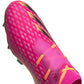 Unisex X Ghosted .2 FG Soccer Shoes - Shock Pink/Core Black/Screaming Orange
