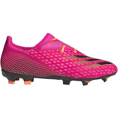 Unisex X Ghosted .2 FG Soccer Shoes - Shock Pink/Core Black/Screaming Orange
