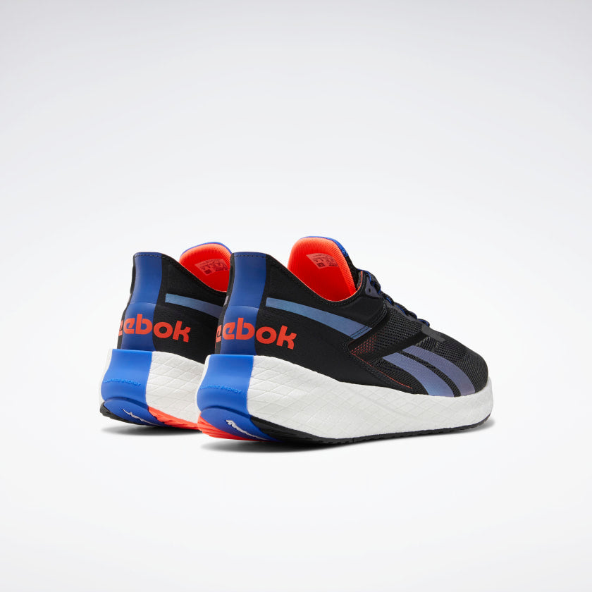 Men's Floatride Energy Symmetros Running Shoe - Night Black/Court Blue/Orange Flame - Regular (D)