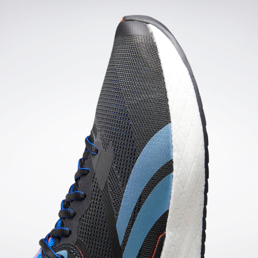 Men's Floatride Energy Symmetros Running Shoe - Night Black/Court Blue/Orange Flame - Regular (D)