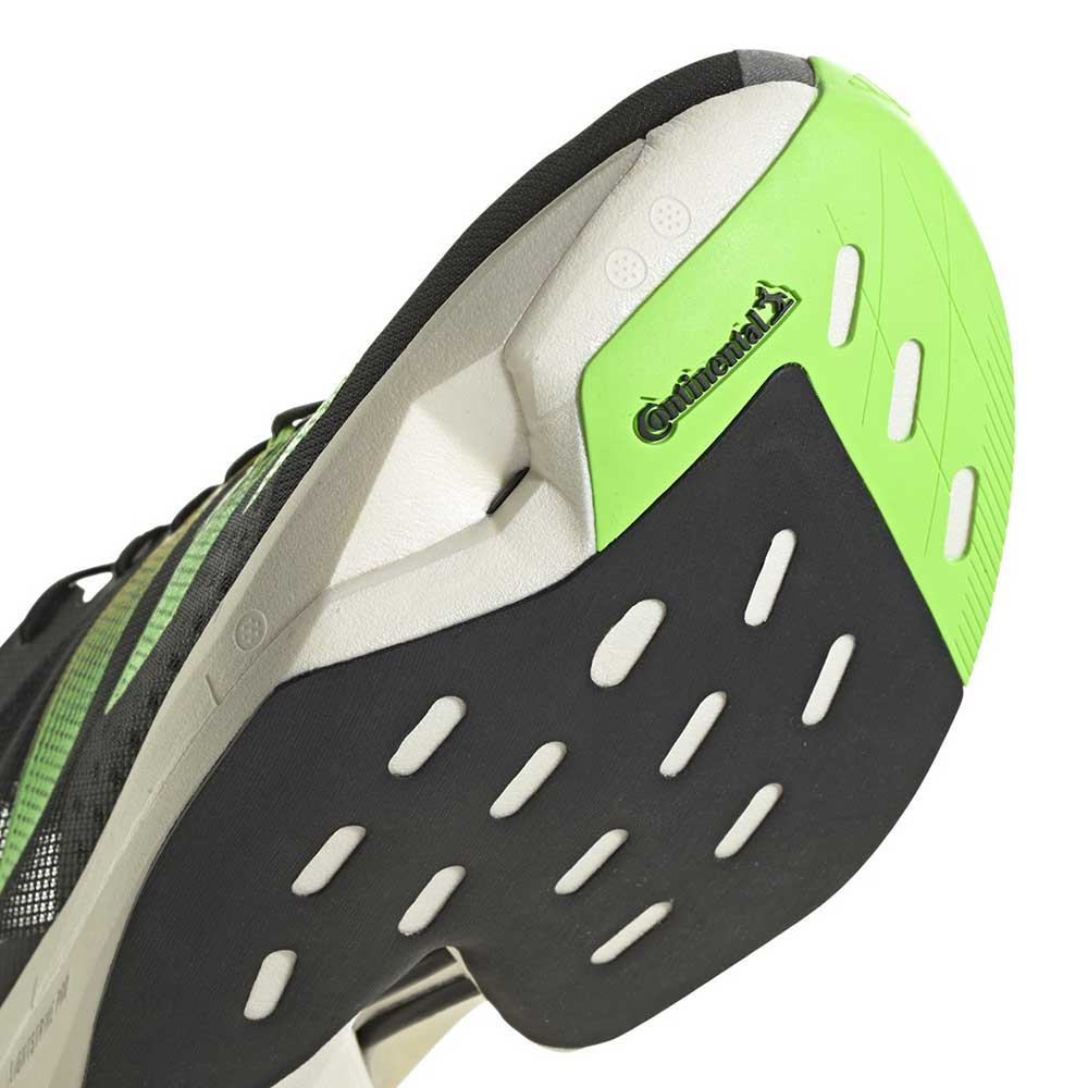 Unisex AdiZERO Adios Pro 3 Running Shoe - Core Black/Beam Yellow/Solar Green - Regular (D)