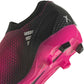 Unisex X Speedportal.3 LL FG Soccer Shoe - Team Shock Pink 2/Zero Metalic/Core Black - Regular (D)