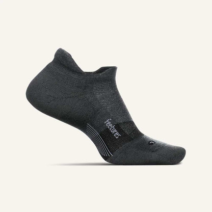 Unisex Merino 10 Ultra Light No Show Tab Socks- Gray