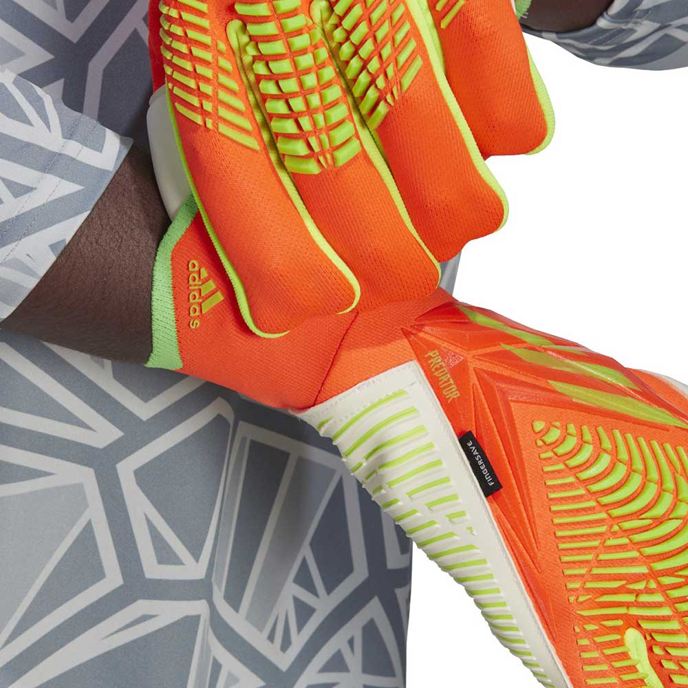 Predator GL Pro FS Goalkeeper Glove - Solar Red/Team Solar Green