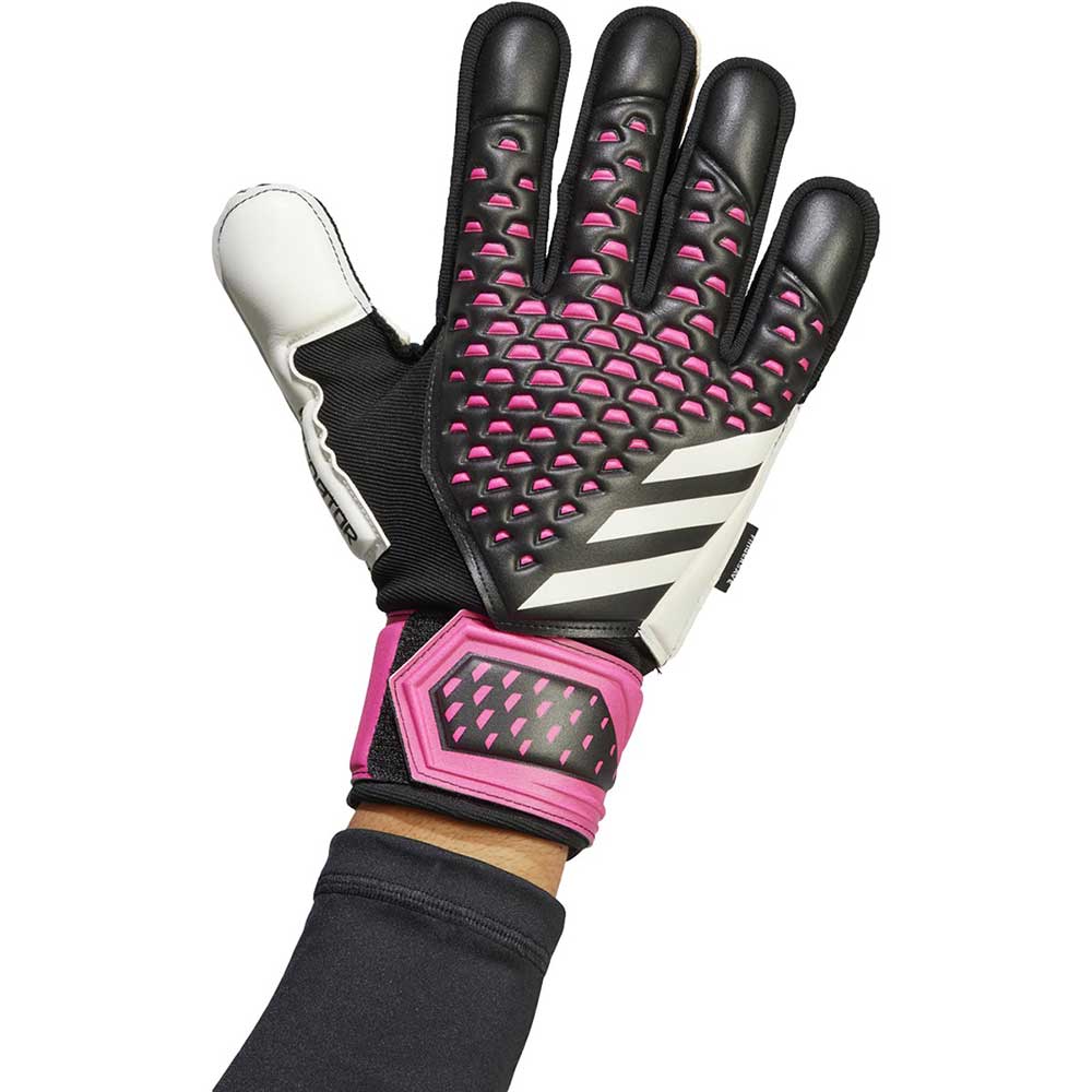 Men's Predator GL Match FS Gloves - Black/White/Team Shock Pink