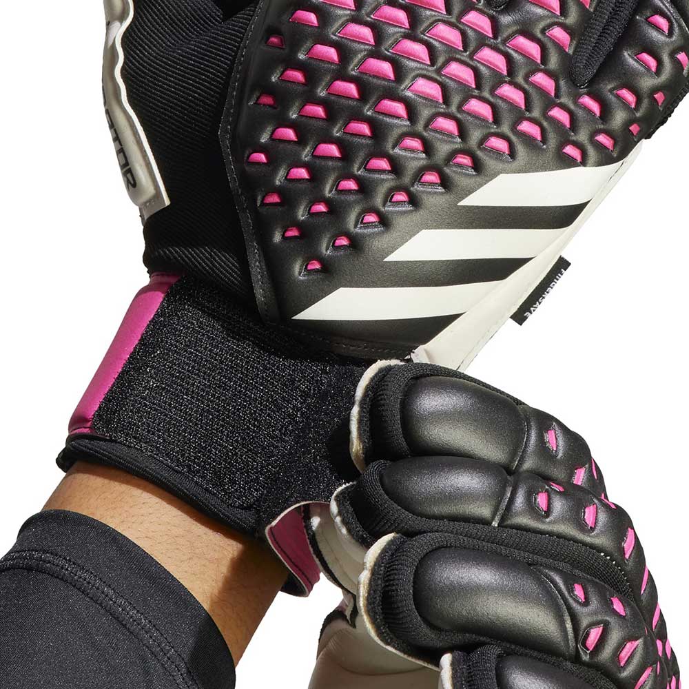 Men's Predator GL Match FS Gloves - Black/White/Team Shock Pink