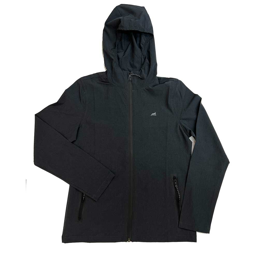 Women's Soft Shell Jacket - Black/Reflective 3M Gazelle Logo