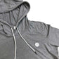 Women's Performance Tech Hoodie - Heather Classic Gray/Light Gray Embroidered Gazelle Patch