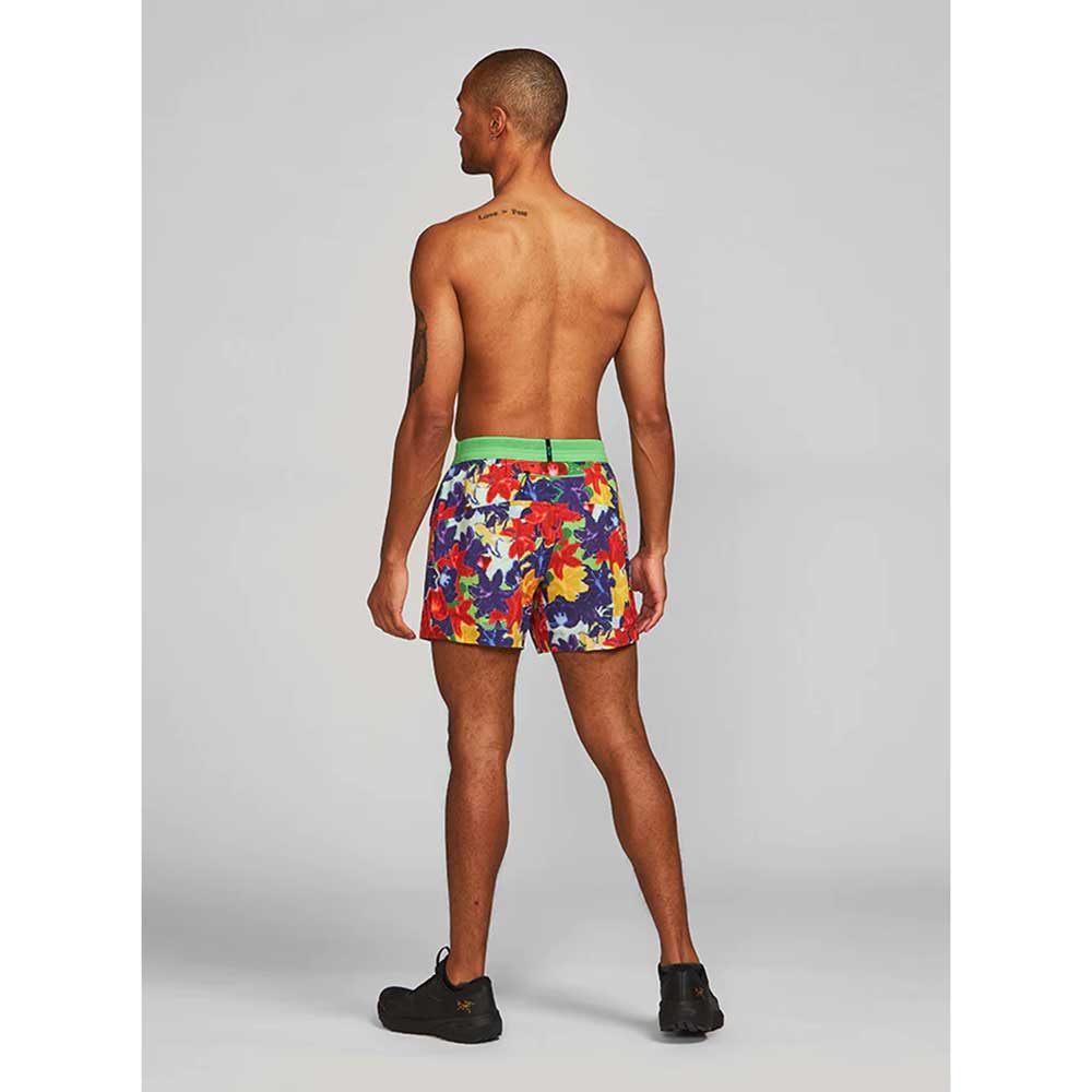 Men's 5in AFO Middle Short - Primary Floral Collage