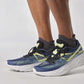 Men's Aero Blaze Running Shoe- Blue Ashes/Sunny Lime/Dark Sapphire- Regular (D)