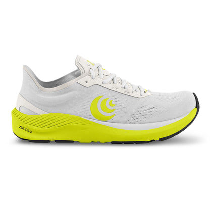 Men's Cyclone Running Shoe - White/Lime - Regular (D)