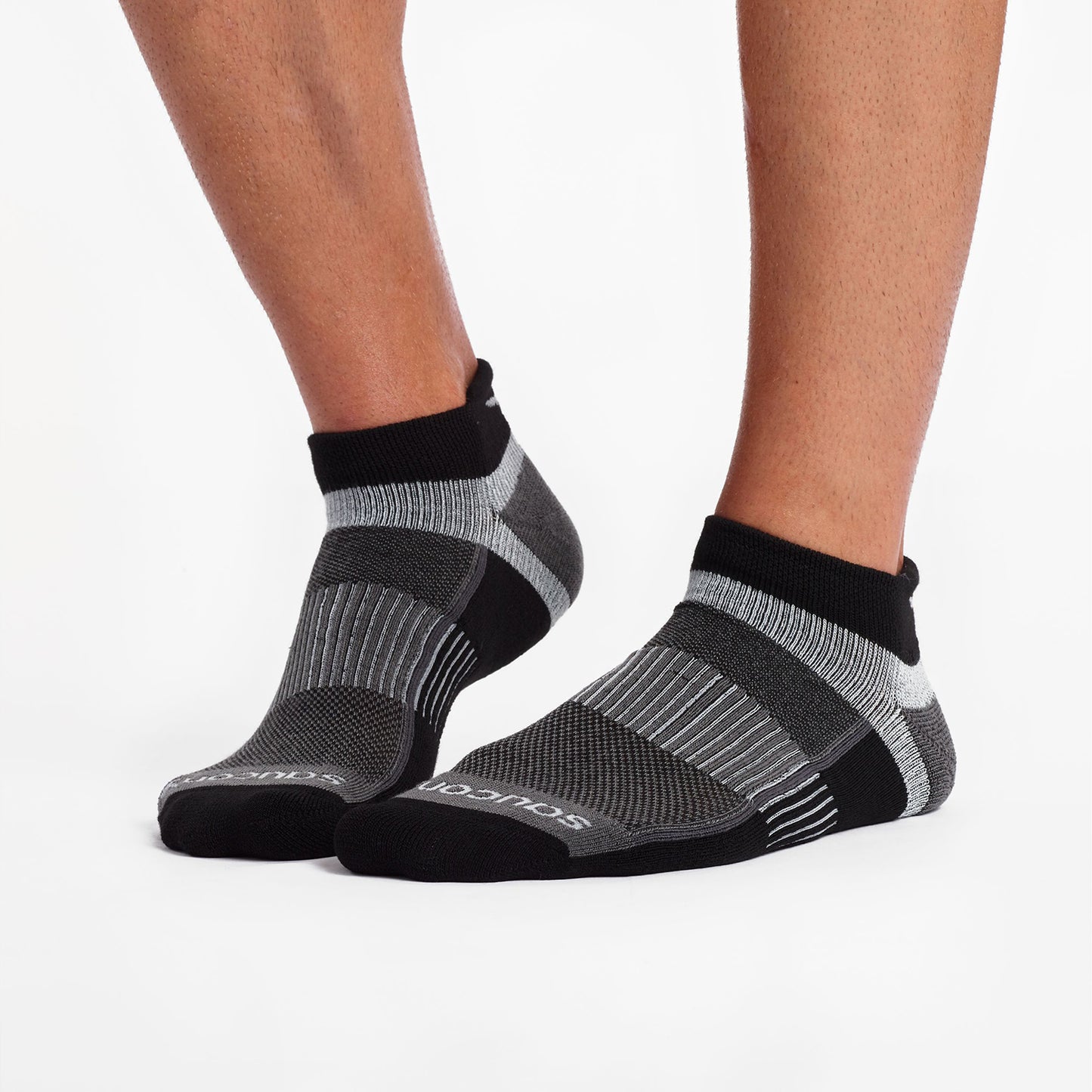 Unisex Inferno No Show Tab Socks - Black 3-pack