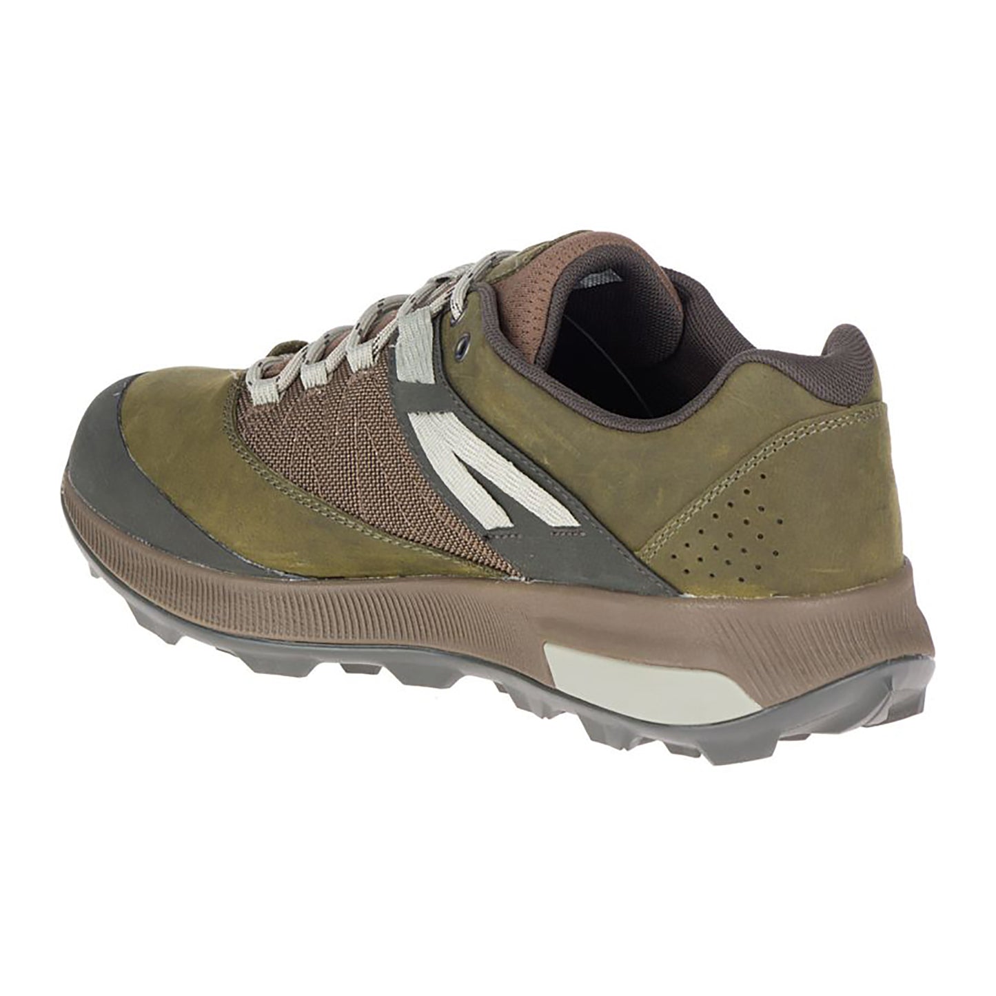 Men's Zion Waterproof Trail Shoe - Dark Olive - Regular (D)