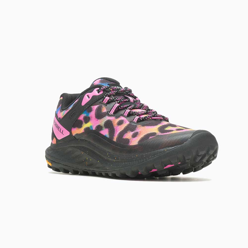 Women's Antora 3 Trail Running Shoe - Rainbow Leopard - Regular (B)