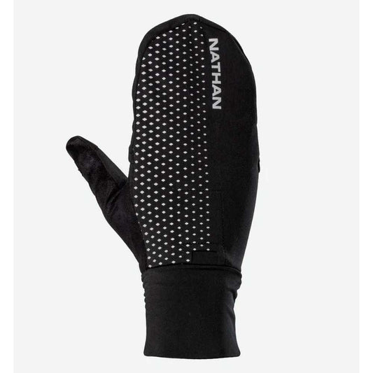 HyperNight Reflective Convertible Mitt - Black/Geo Print