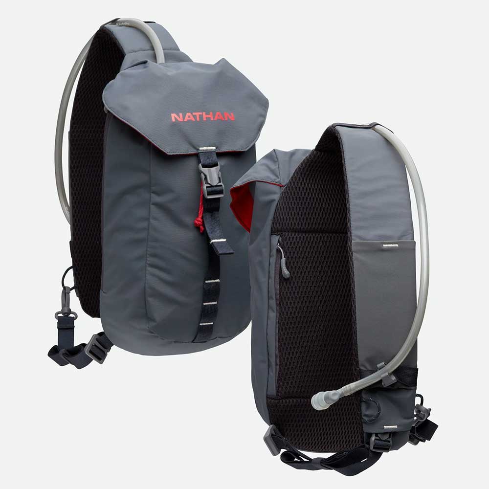 Limitless Run Sling 6L Pack - Charcoal/Ribbon Red