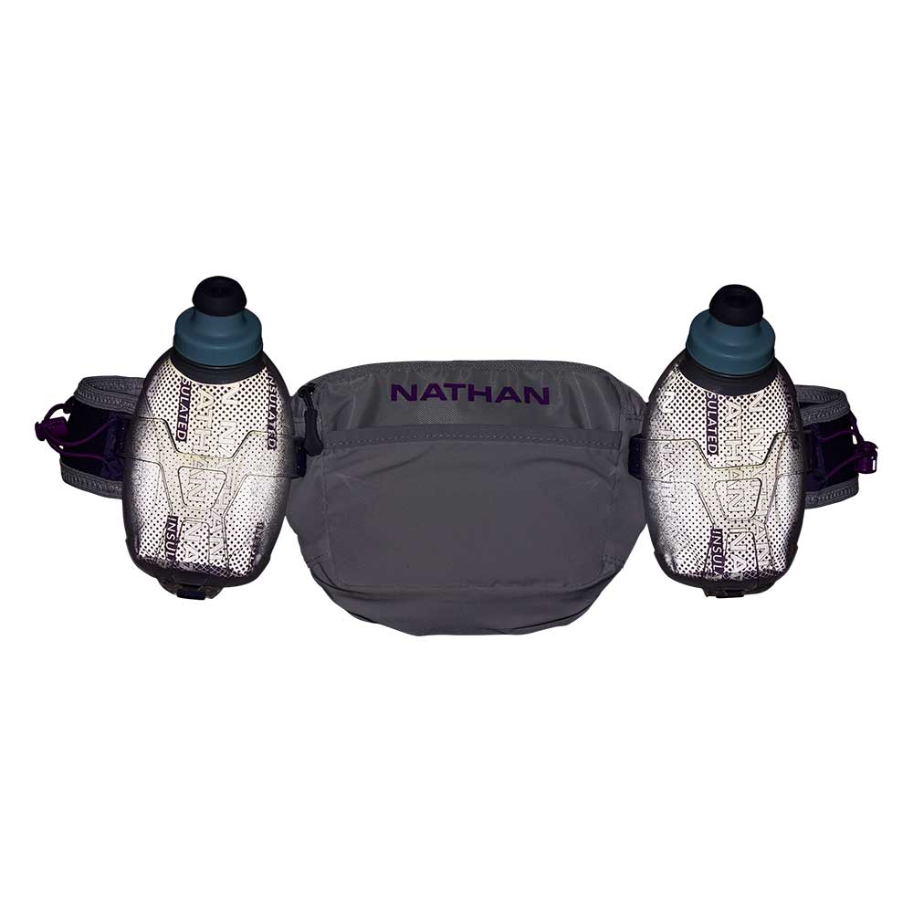 Trail Mix Plus 20oz Insulated 3.0 Hydration Belt - Vapor Grey/Magenta