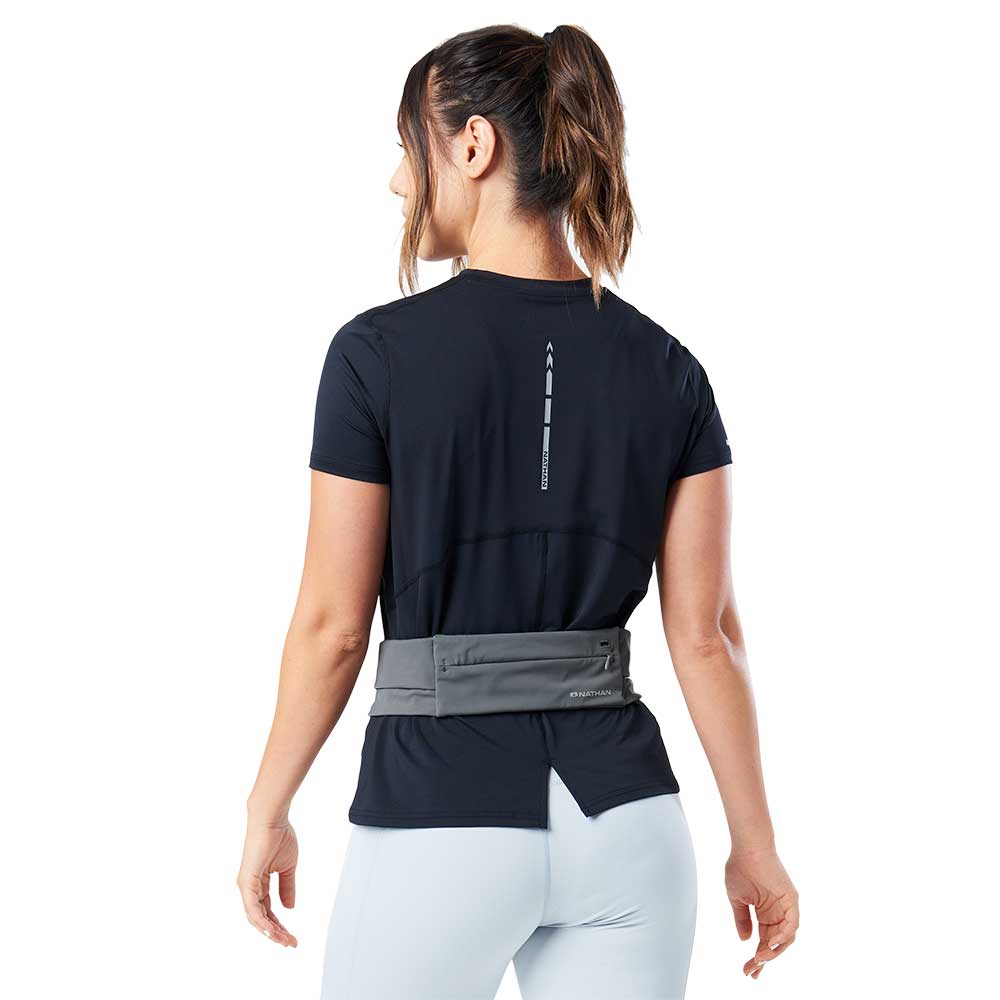 Unisex Adjustable Fit Zipster 2.0 Running Belt - Gravity Grey