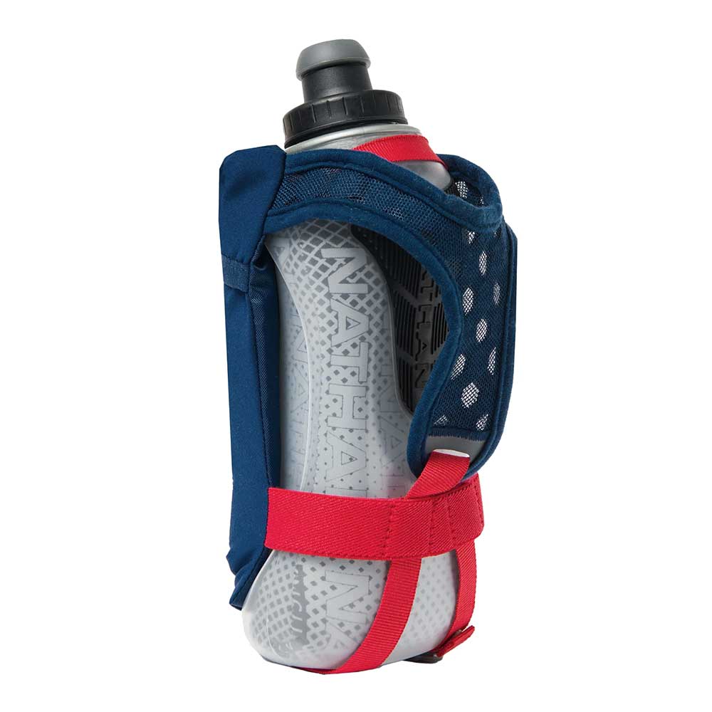 Swivel Bottle Handheld 16 Ounce Double Reservoir Rotating Bottle Grip Free  Sports Bottle for Runners, Hikers, etc.