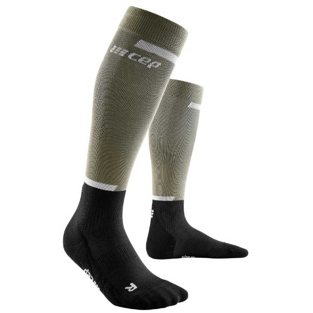 Men's The Run Compression Socks 4.0 - Olive/Black