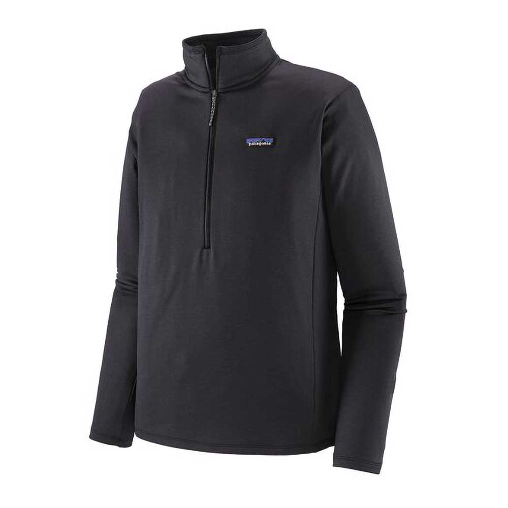 Men's R1 Daily Zip-Neck Top - Black