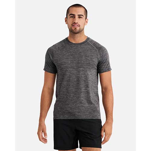 Men's Reign Tech Short Sleeve Shirt - Asphalt Heather – Gazelle Sports