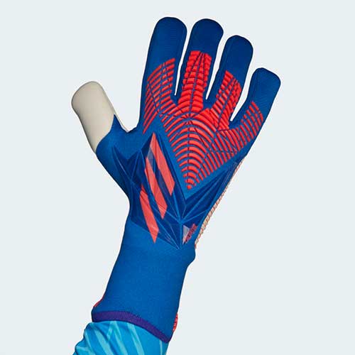 Men's Predator Pro Gloves - Hi-Res Blue / Turbo / White