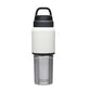 MultiBev 17 oz Bottle / 12 oz Cup Insulated Stainless Steel - White/White