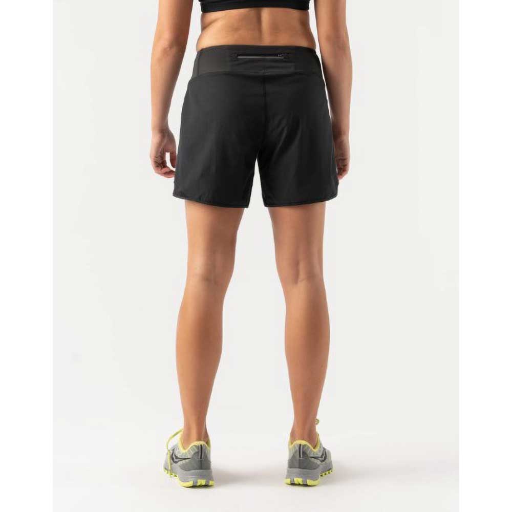 Women's Run Always Relax Low Rise 6" Short - Black