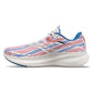 Women's Ride 15 Running Shoe- White/Blue/Red- Regular (B)
