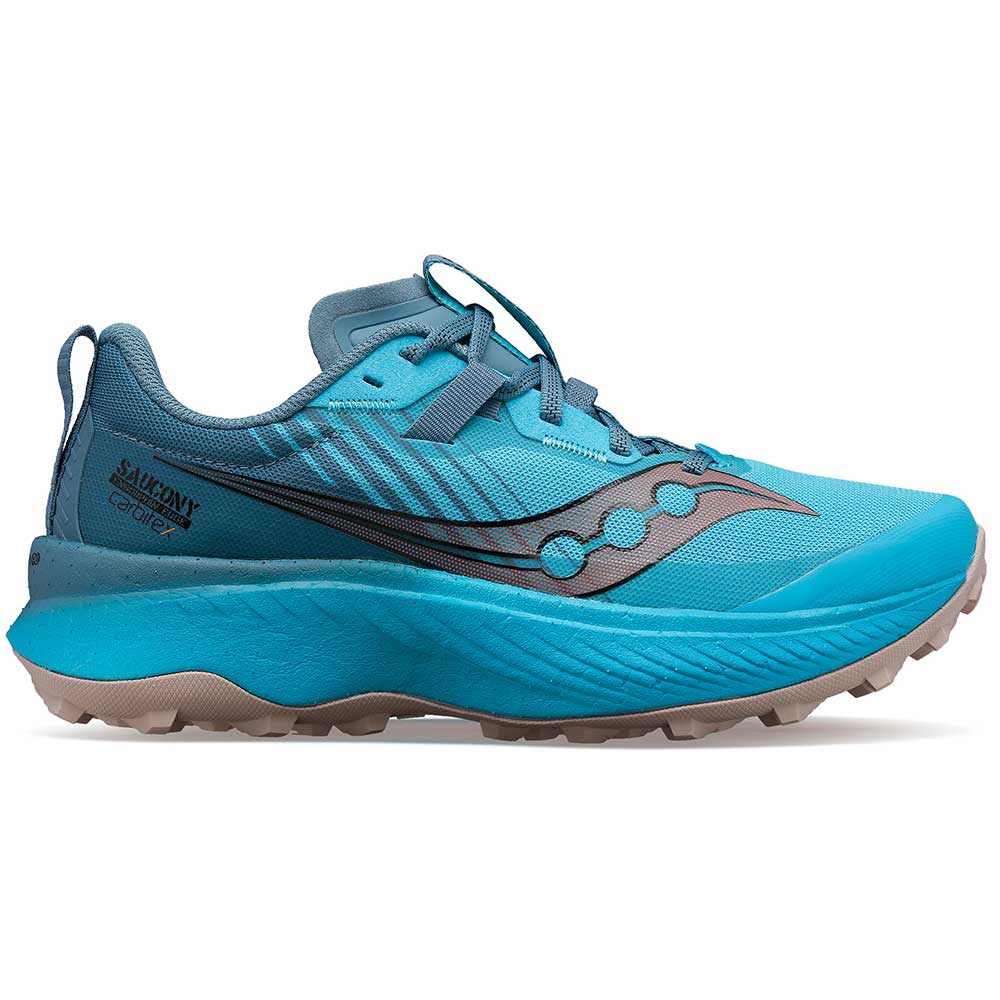 Women's Endorphin Edge Trail Shoe- Ocean/Loam- Regular (B) – Gazelle Sports