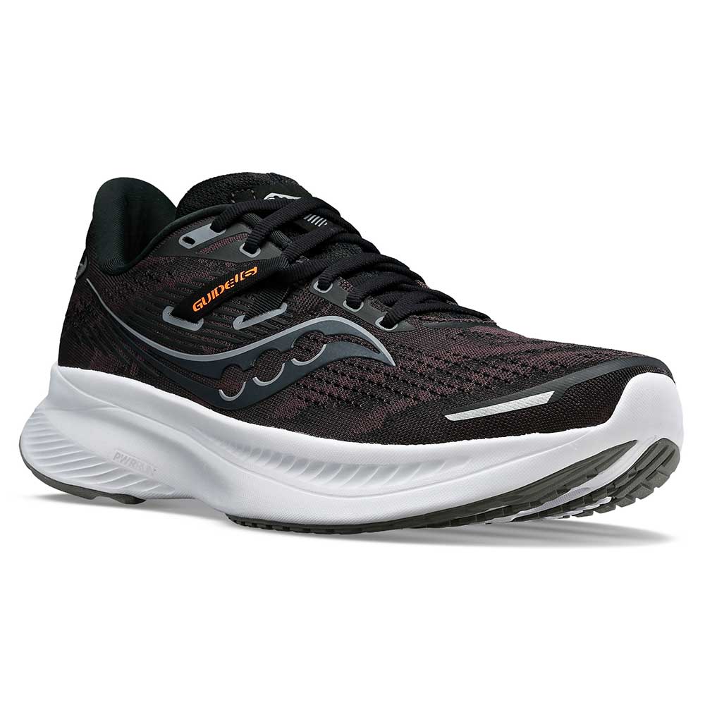 Women's Guide 16 Running Shoe - Black/White - Regular (B) – Gazelle Sports