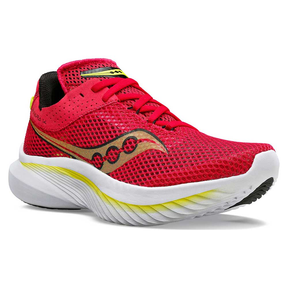 Women's Kinvara 14 Running Shoe- Red Rose-Regular (B)