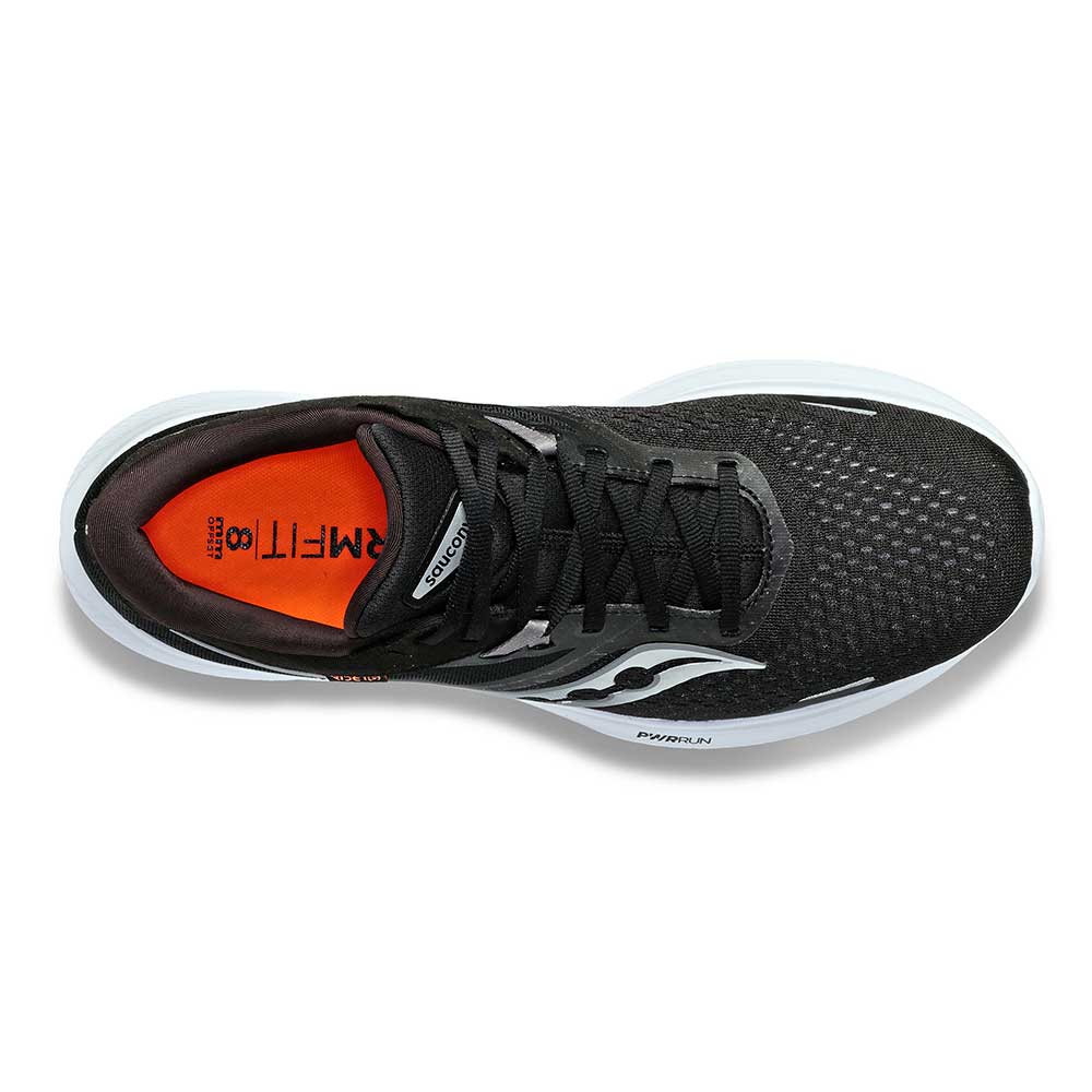 Women's Ride 16 Running Shoe - Black/White - Regular (B)