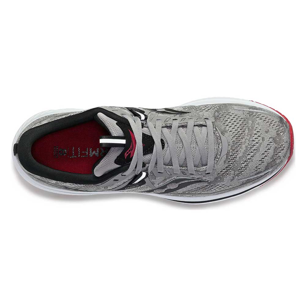 Men's Omni 21 Running Shoe - Alloy/Garnet- Wide (2E)