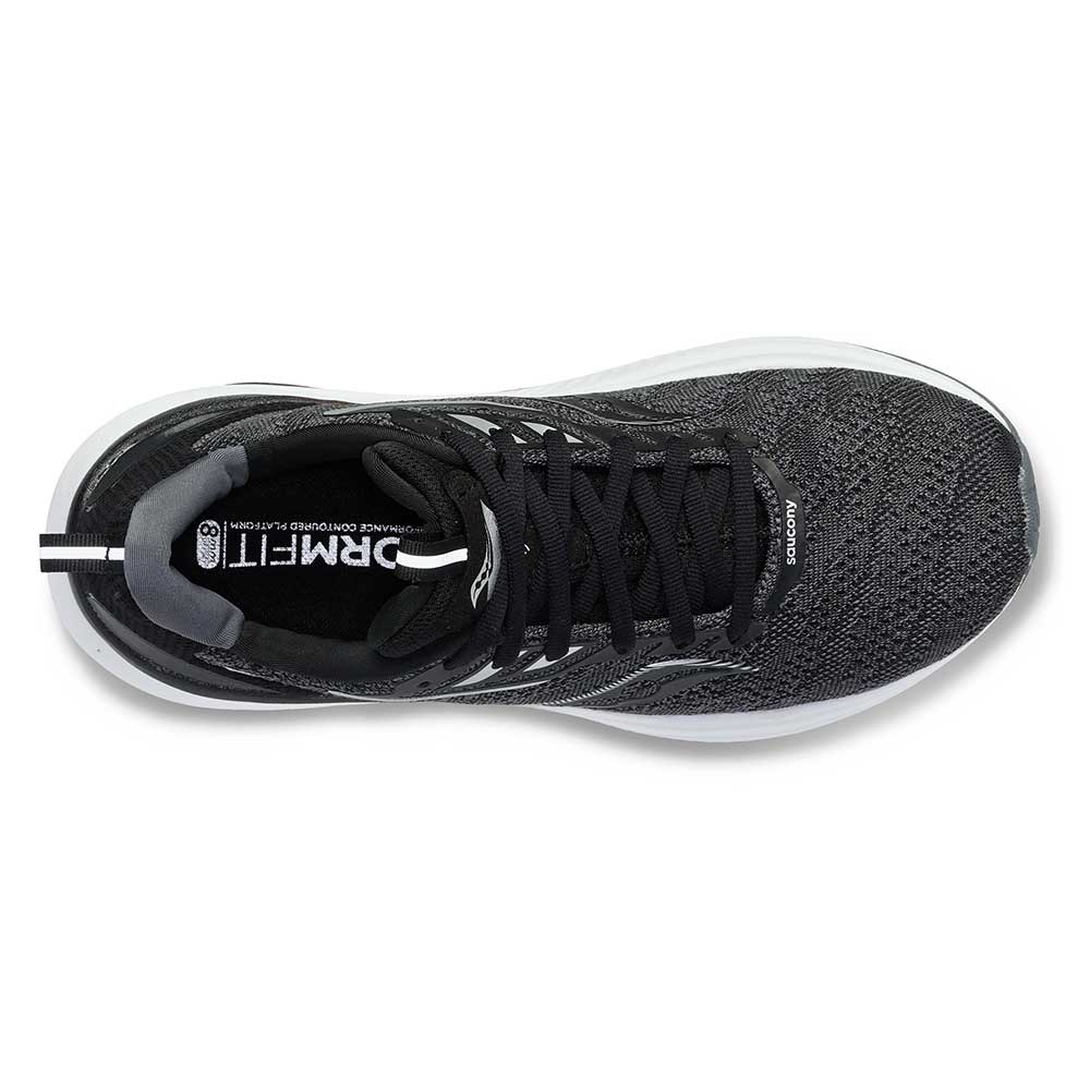 Men's Echelon 9 Running Shoe - Black/White- Wide (2E)